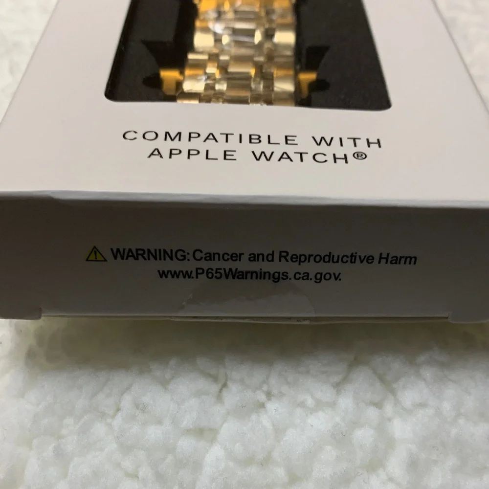 Posh Gold Tone Watch Band for Apple Watch